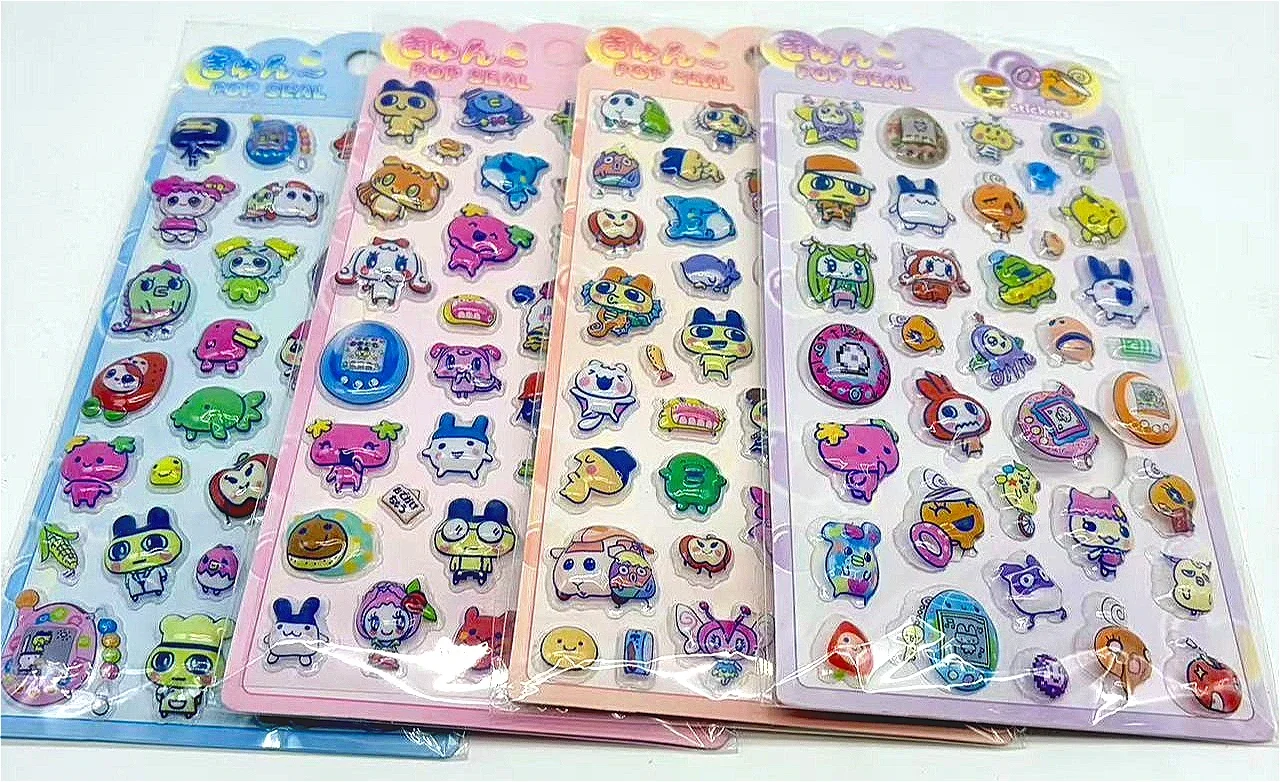 Tablet Cute Accessories - Nowe, trójwymiarowe naklejki z reliefowym wzorem