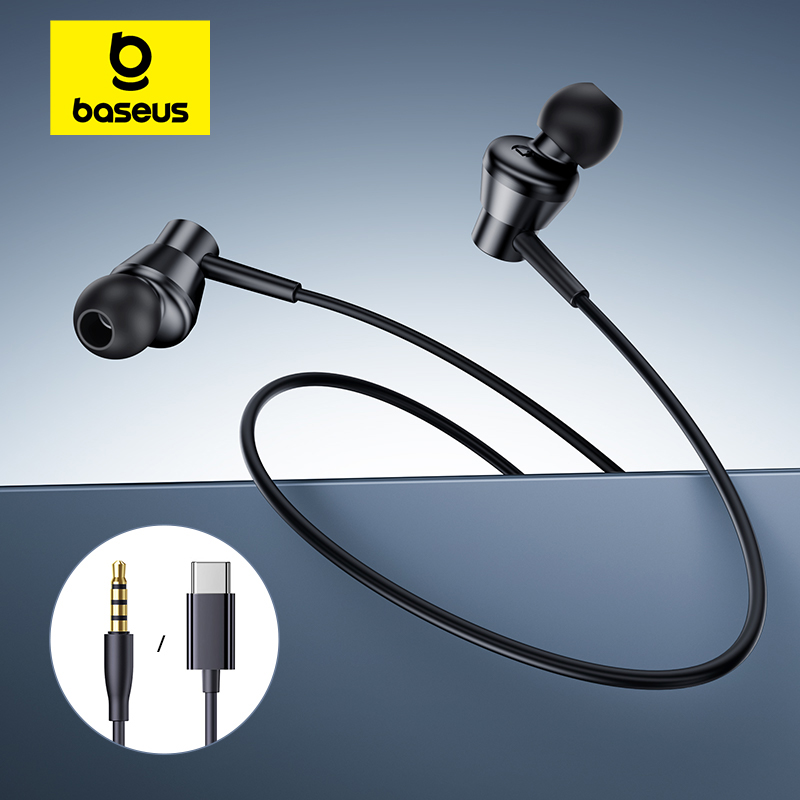 Wired Earphone Lightning - Baseus Encok CZ11/HZ11 Przewodowe słuchawki douszne