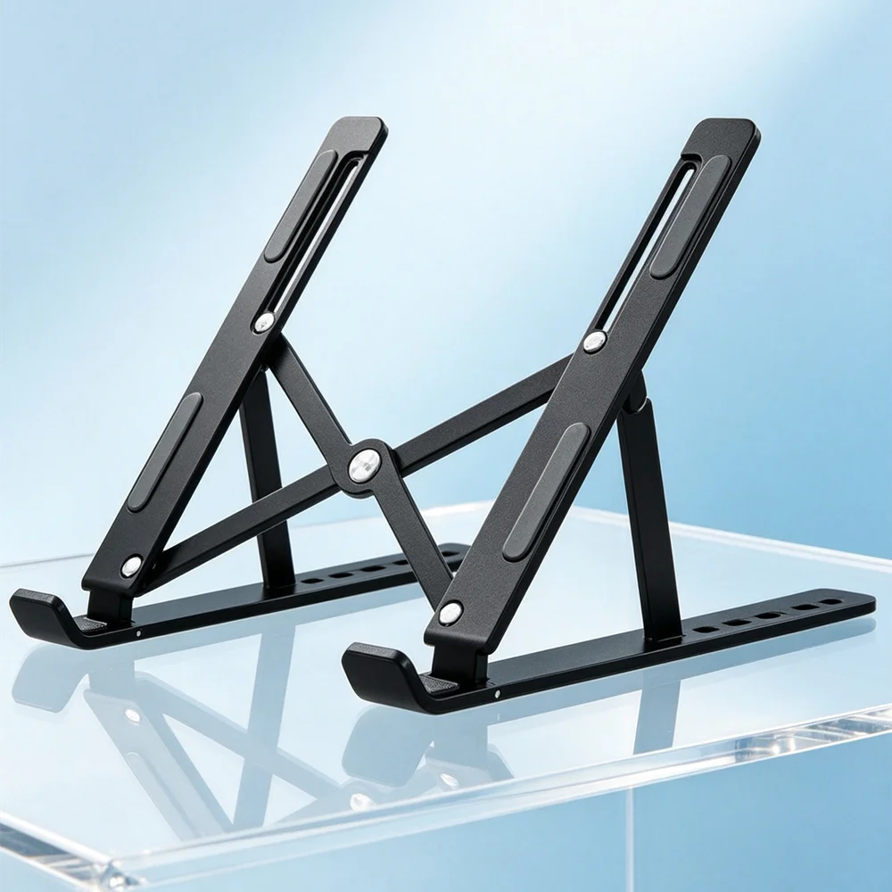 Cooling Stand Tablet - Aluminiowy, składany, antypoślizgowy stojak na laptopa,