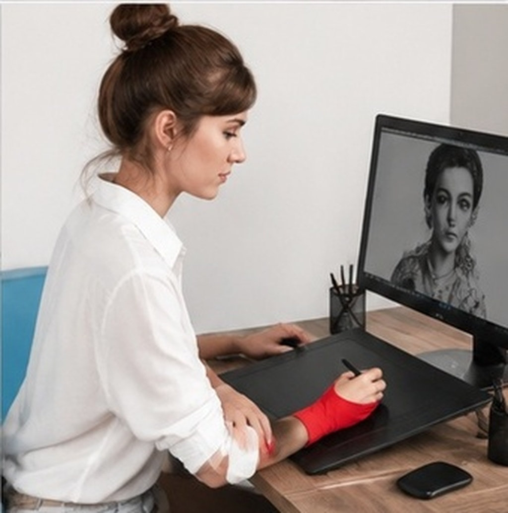 2 sztuki rękawic do rysowania, – Drawing Glove Artist recenzja i cena
