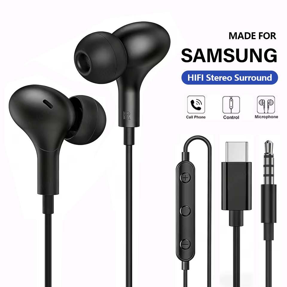 Słuchawki USB C do Samsung Gal – Wired Earphone Lightning recenzja i cena